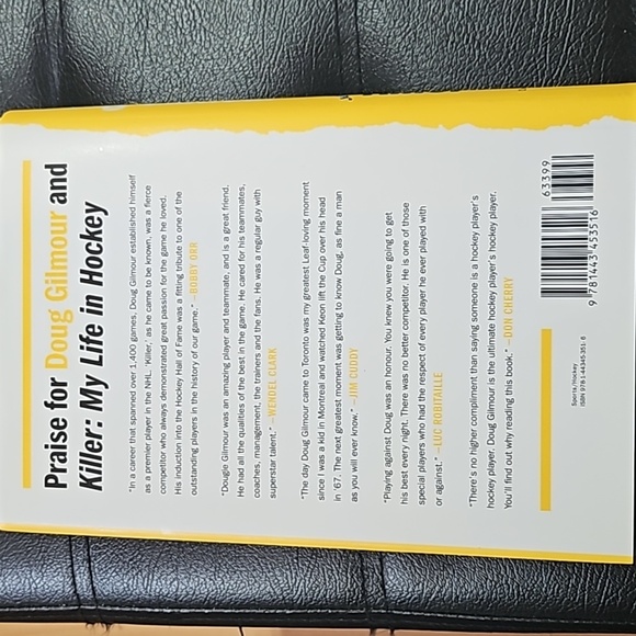 Book: Doug Gilmour Killer My life in hockey (Hard Copy) - Picture 2 of 4